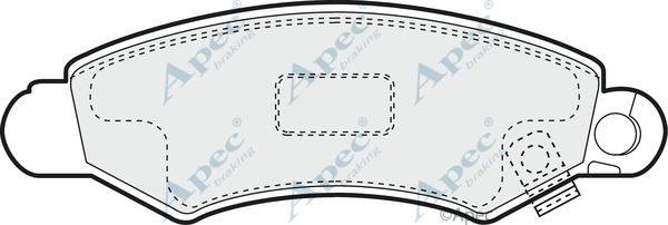 APEC BRAKING Jarrupala, levyjarru PAD1094